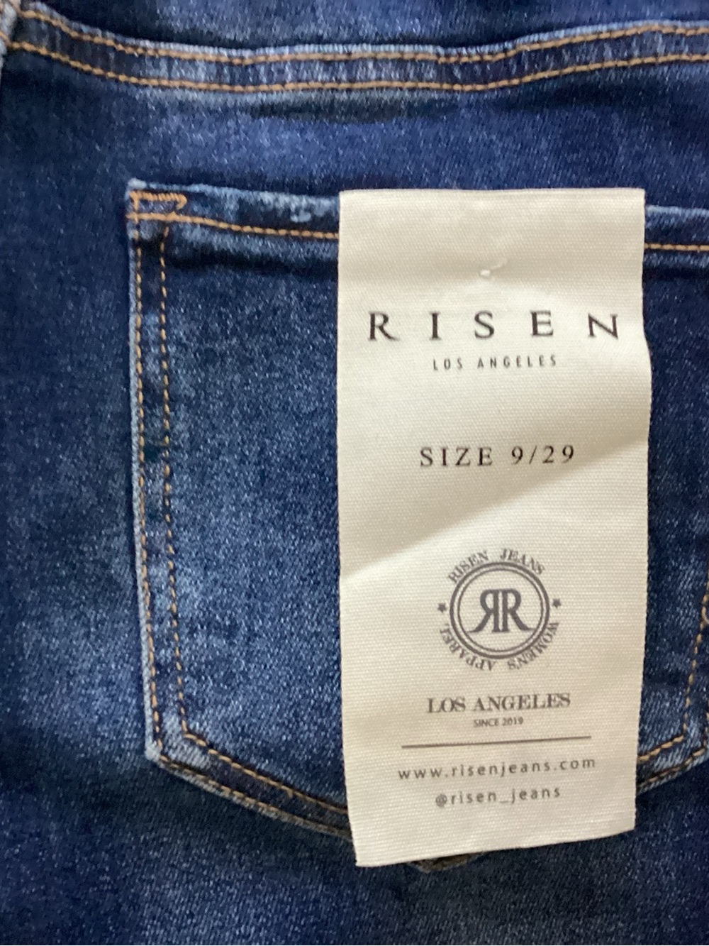 RISEN Women's Dark Indigo Skinny Jeans - NWT - SIZE 9/29 - Picture 4 of 7